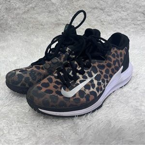 Nike Womens Court Air Zoom Zero in Cheetah Print